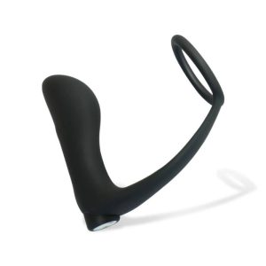 PLUG VIBRADOR ANAL CON ANILLA