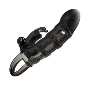 FUNDA ALRGADORA PARA PENE CON VIBRACIÓN