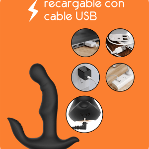 ESTIMULADOR DE PRÓSTATA CON ROTACIÓN