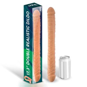 DILDO DOBLE PUNTA REALISTA 44CM