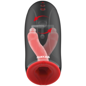 MASTURBADOR OSCILANTE CON CALOR Y VIBRACIÓN