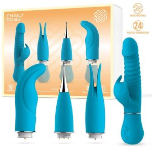SET 4 PIEZAS INTERCAMBIABLES CON VIBRACIÓN Y UP&DOWN