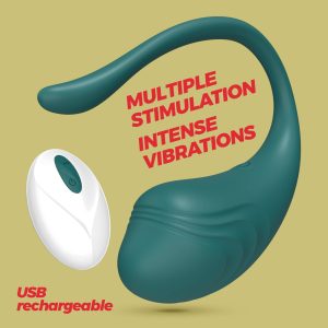 HUEVO VIBRADOR CON MANDO ESMERALDA