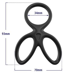 ANILLO TRIPLE PENE Y TESTÍCULOS