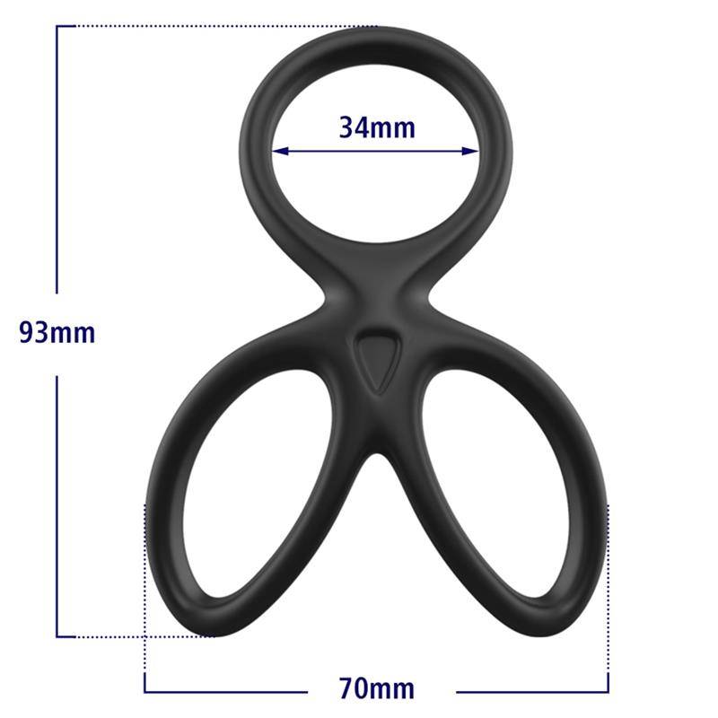 ANILLO TRIPLE PENE Y TESTÍCULOS 5 ANILLO TRIPLE PENE Y TESTÍCULOS