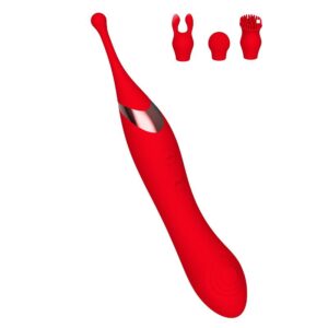 VIBRADOR DOBLE PUNTO Y PULSACIÓN