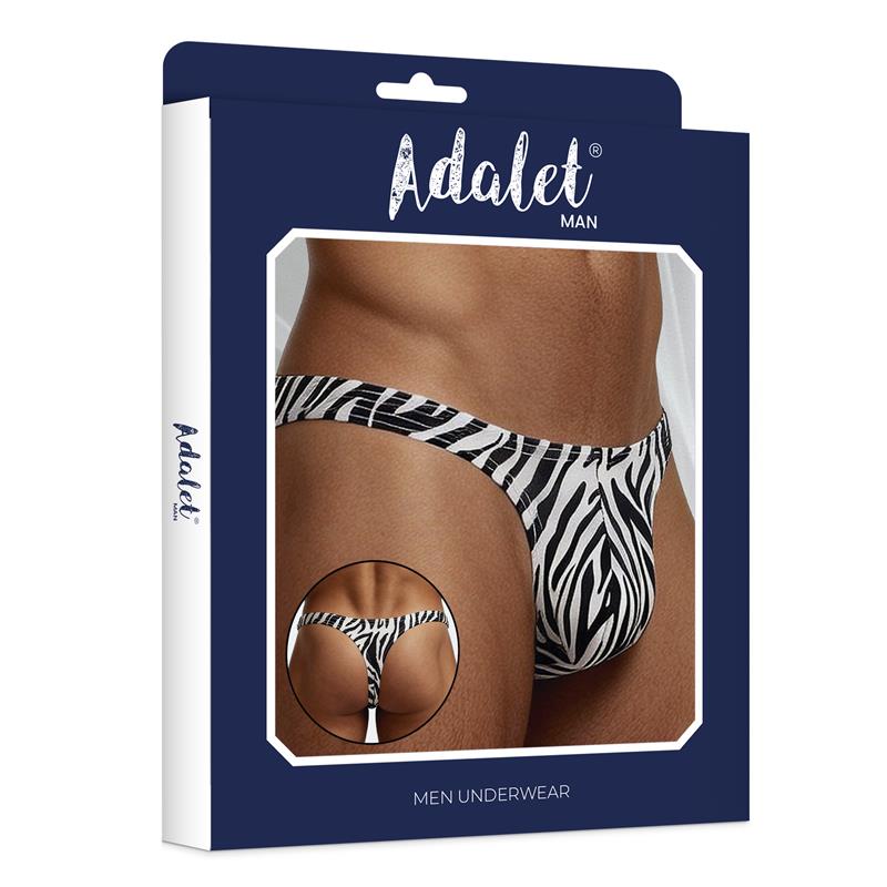 TANGA HOMBRE CEBRA 3 TANGA HOMBRE CEBRA - Imagen 3